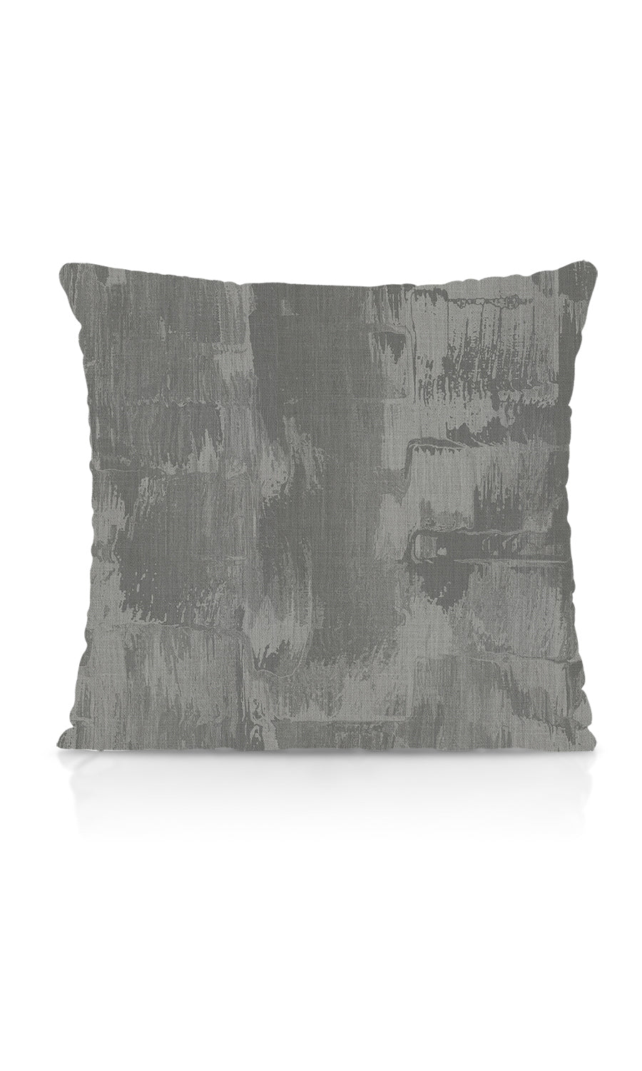 Watercolor Effect Striped Home Textile Fabric Material By the Metre (Grey)