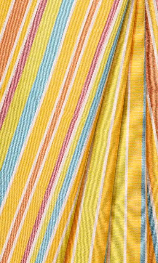 Cotton Home Décor Fabric By the Yard (Yellow)
