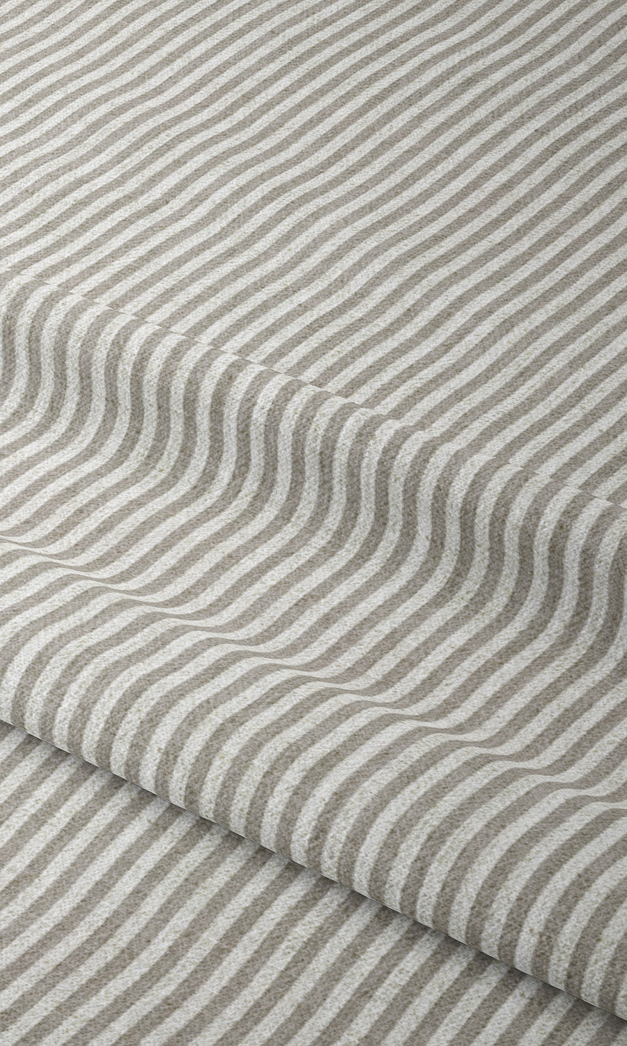 Modern Striped Home Textile Fabric Material Sample (Warm Grey)
