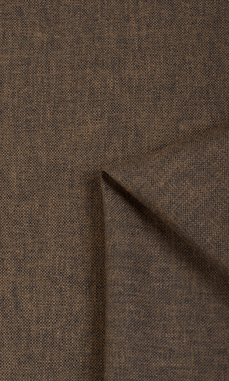 Poly-Linen Home Textile Fabric Material By the Yard (Umber Brown/ Cedar Brown)