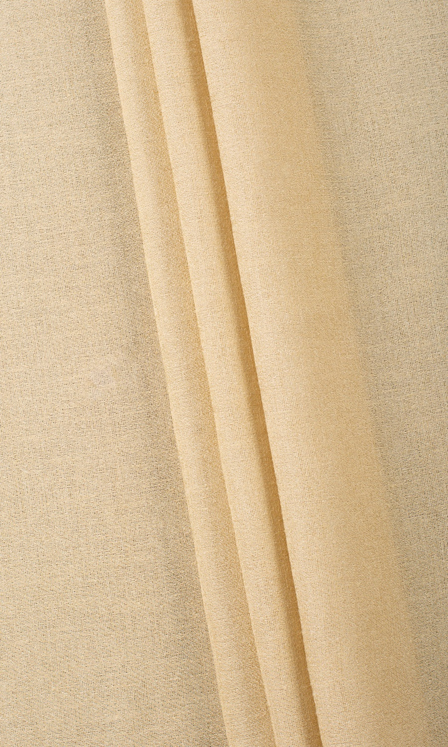 Sheer Window Treatments Fabric Sample (Macaroon Beige/ Warm Yellow)