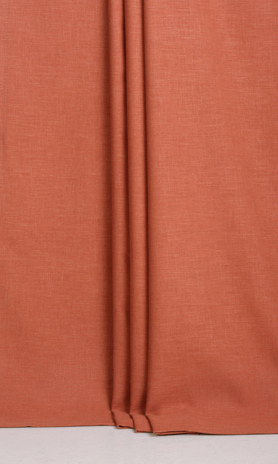 Poly-Cotton Blend Drapes (Orange-Red) Extra Long Short Wide