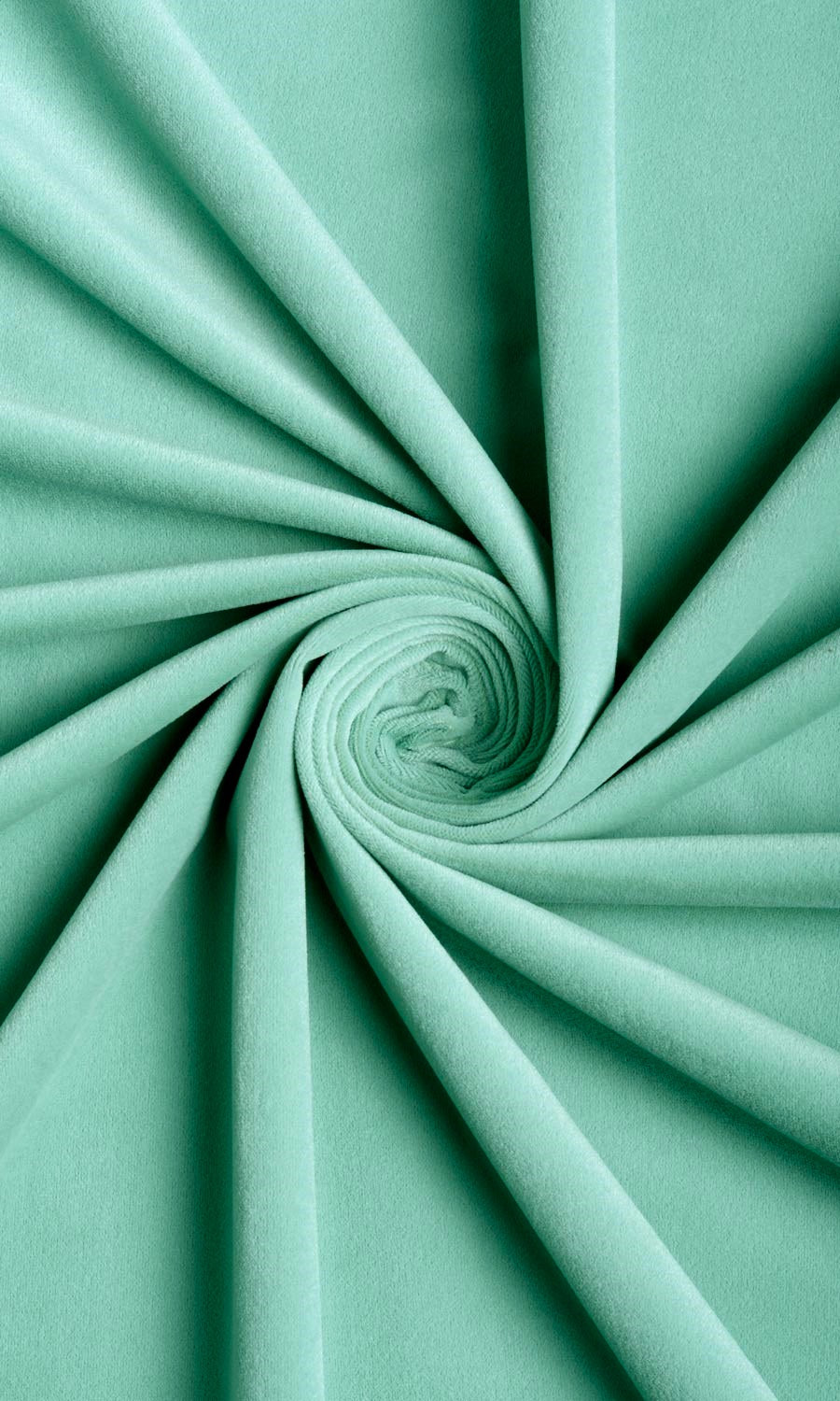 Velvet Home Décor Fabric By the Yard (Seafoam Green)