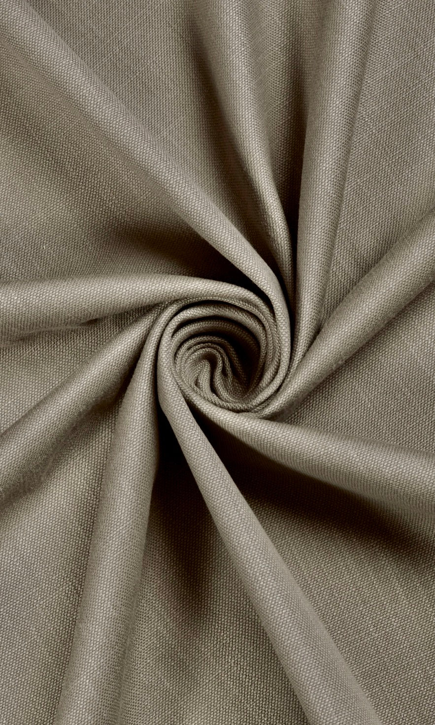 Poly-Cotton Blend Window Treatments Fabric Sample (Coffee Brown)