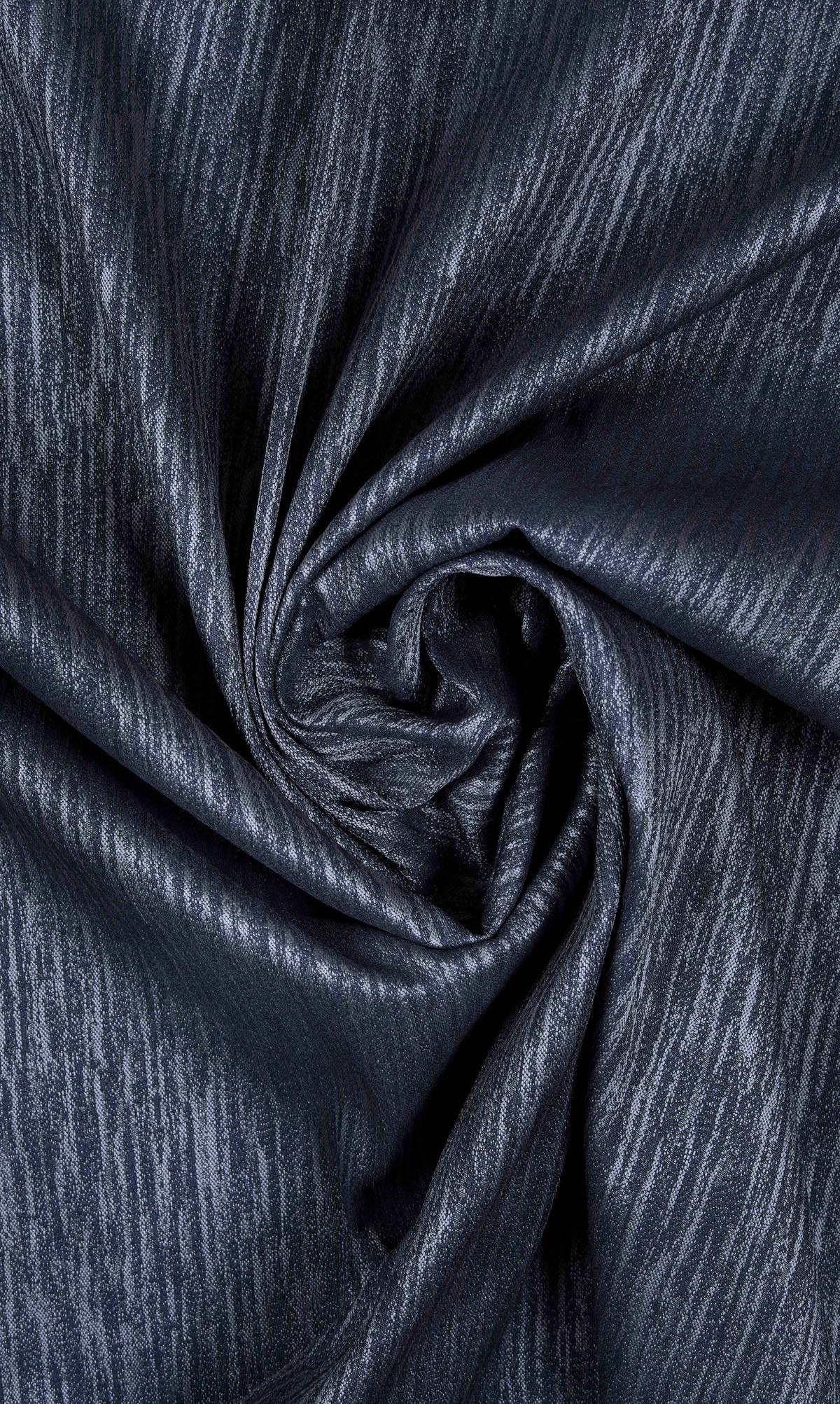 Textured Home Décor Fabric By the Yard (Navy Blue)