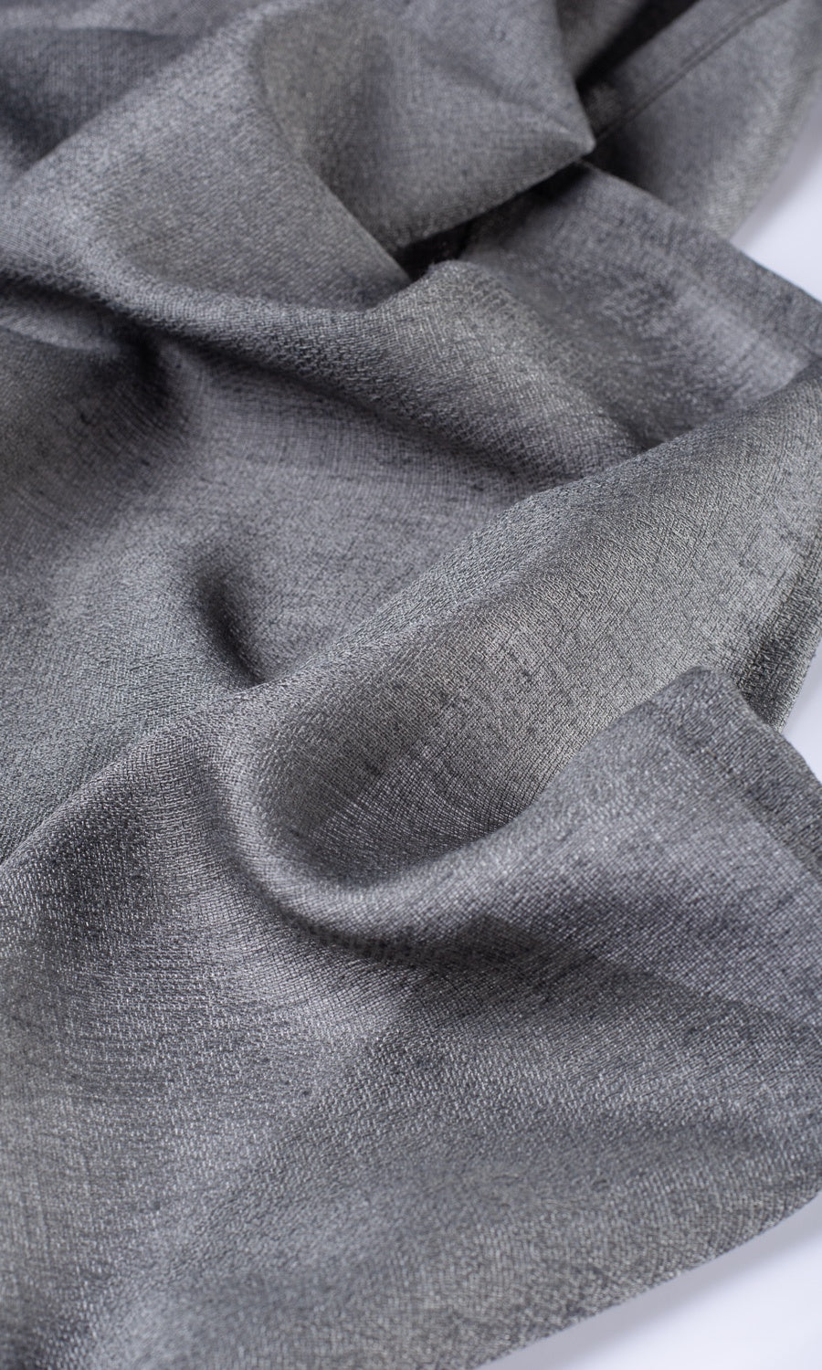 Plain Sheer Window Treatments Fabric By the Yard (Dark Grey)