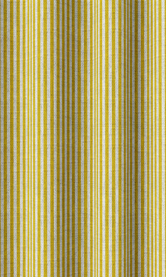 Striped Home Décor Fabric By the Yard (Yellow)