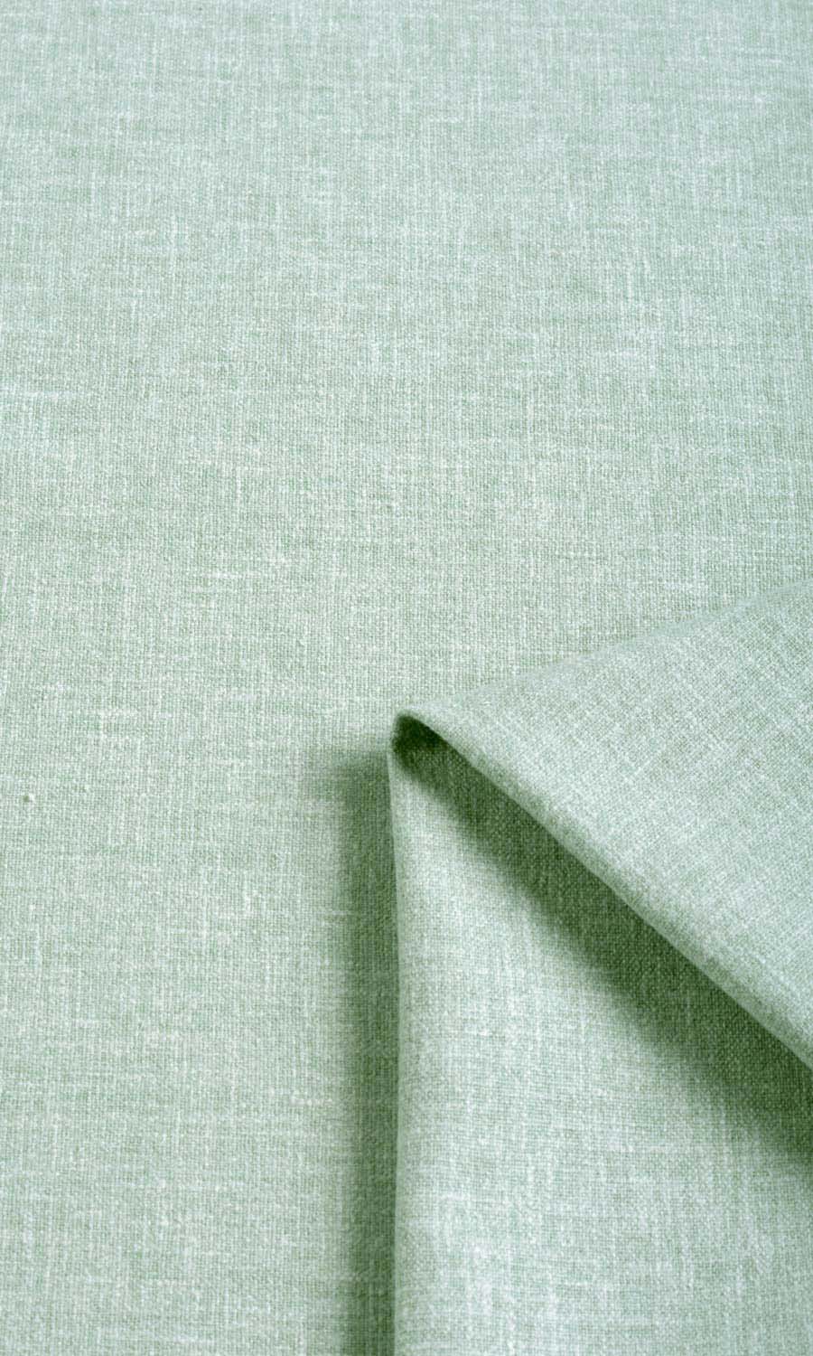 Poly-Cotton Blend Fabric Material By the Yard (Mint Blue/ Green)