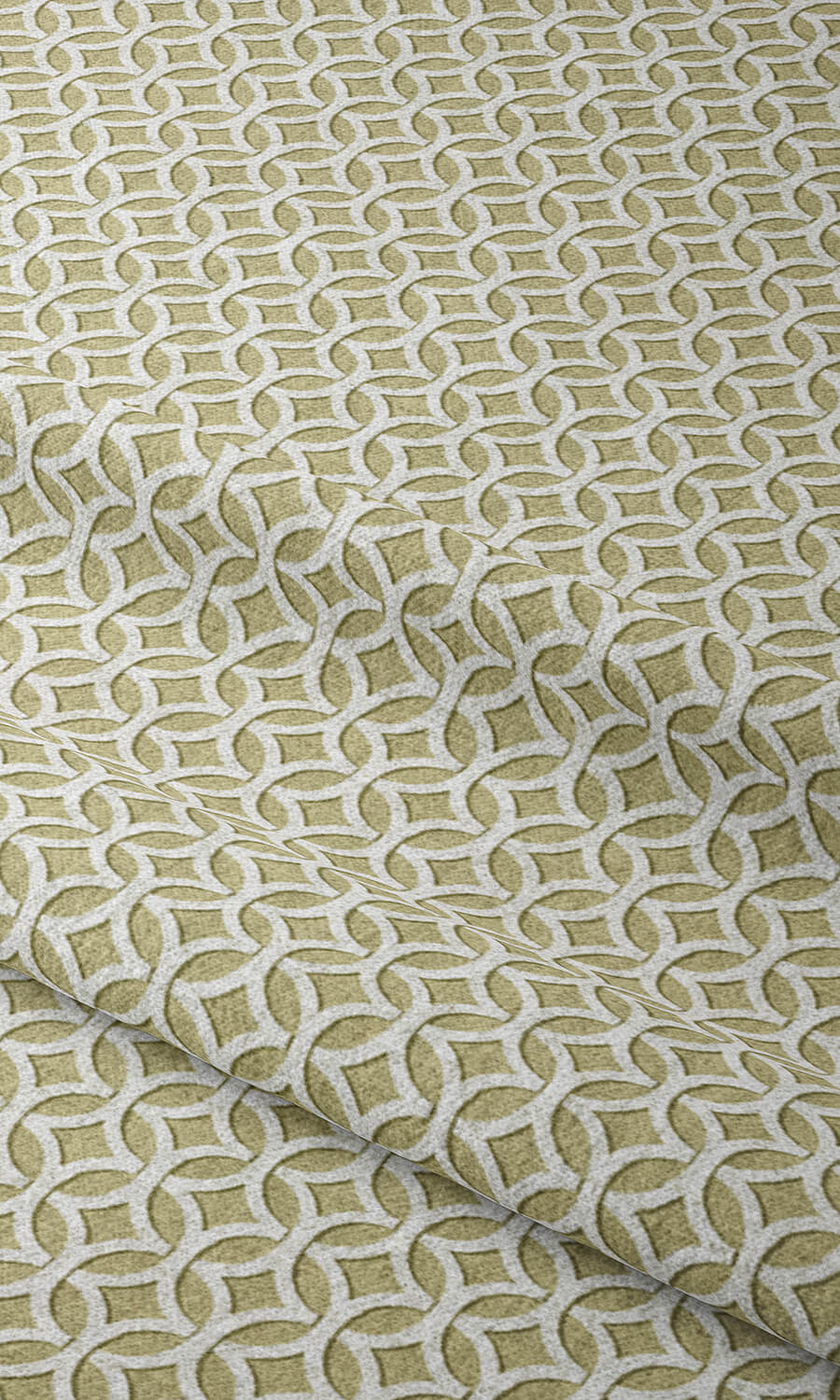 Geometric Print Home Décor Fabric Sample (Pastel Green)