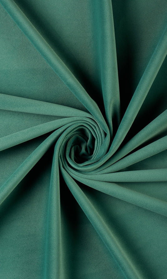 Velvet Home Décor Fabric By the Yard (Forest Green)