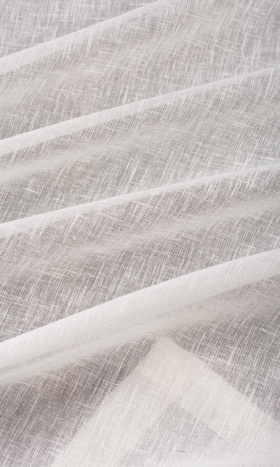 Plain Sheer Fabric By the Yard for Curtains & Drapes (Cream/ Off-White)