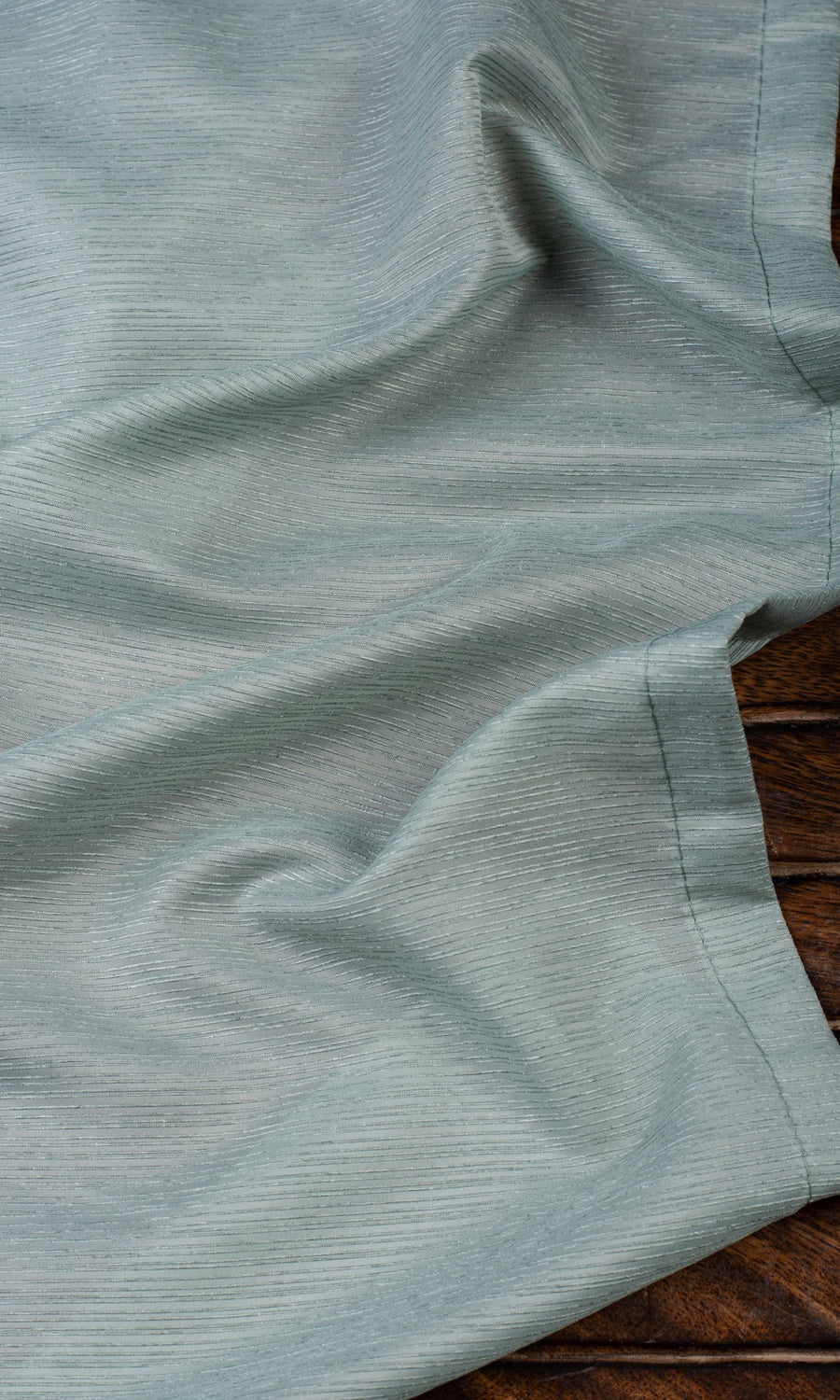 Striped Sheer Home Textile Fabric Material By the Yard (Sea Green)