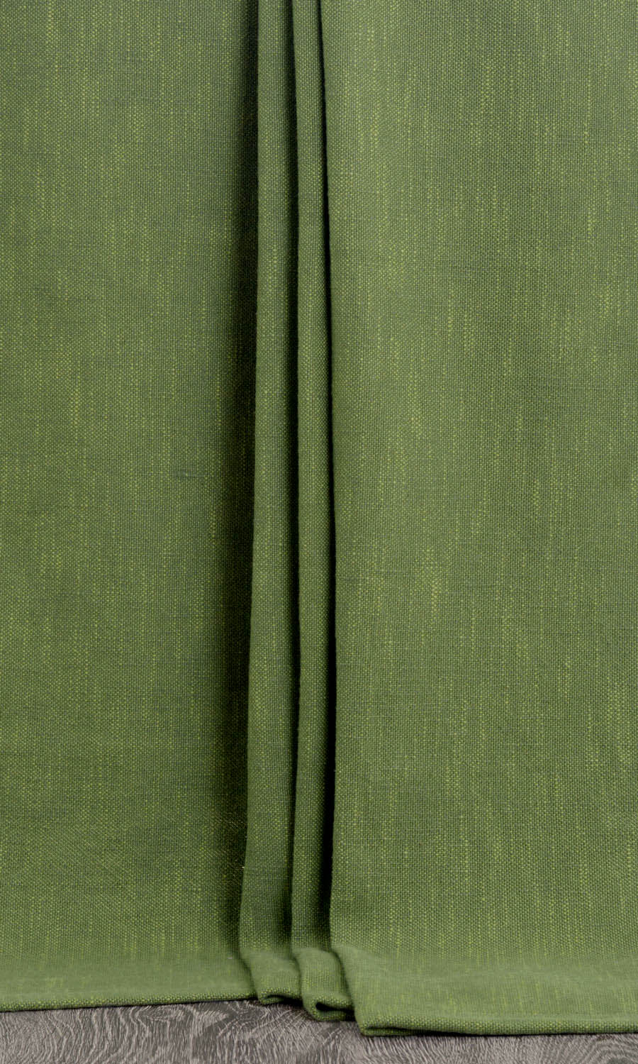 Plain Cotton Window Treatments Fabric By the Yard (Green)