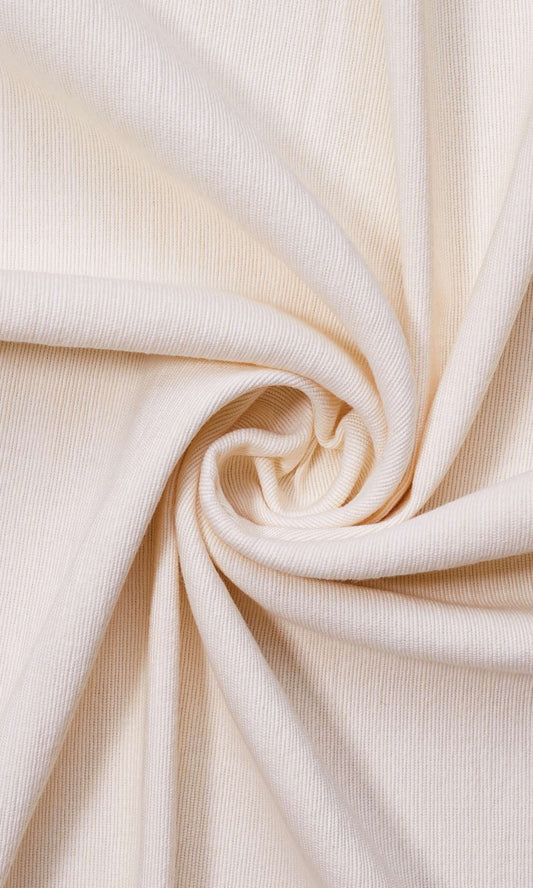 Cotton Home Décor Fabric By the Yard (White/ Ivory)