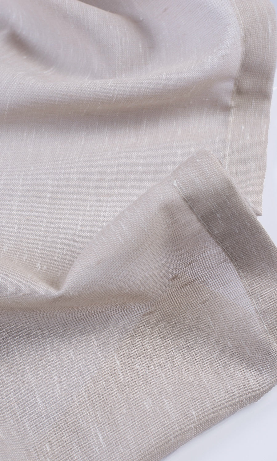 Plain Textured Sheer Fabric Material By the Yard (Pale Pink)