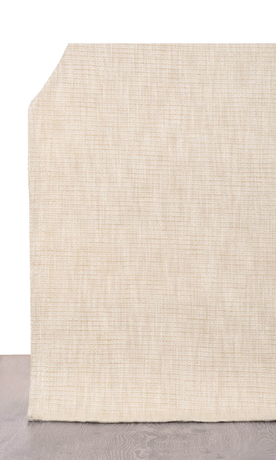 Textured Home Textile Fabric Material By the Yard (Sepia Beige/ Off White)