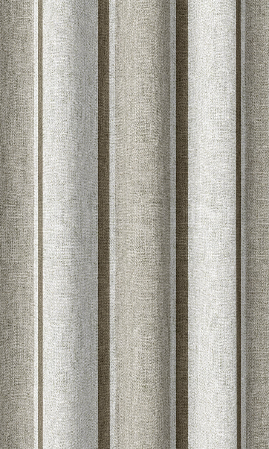 Modern Striped Print Home Décor Fabric By the Yard (Beige/ Brown)
