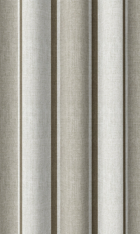 Modern Striped Print Home Décor Fabric Sample (Beige/ Brown)
