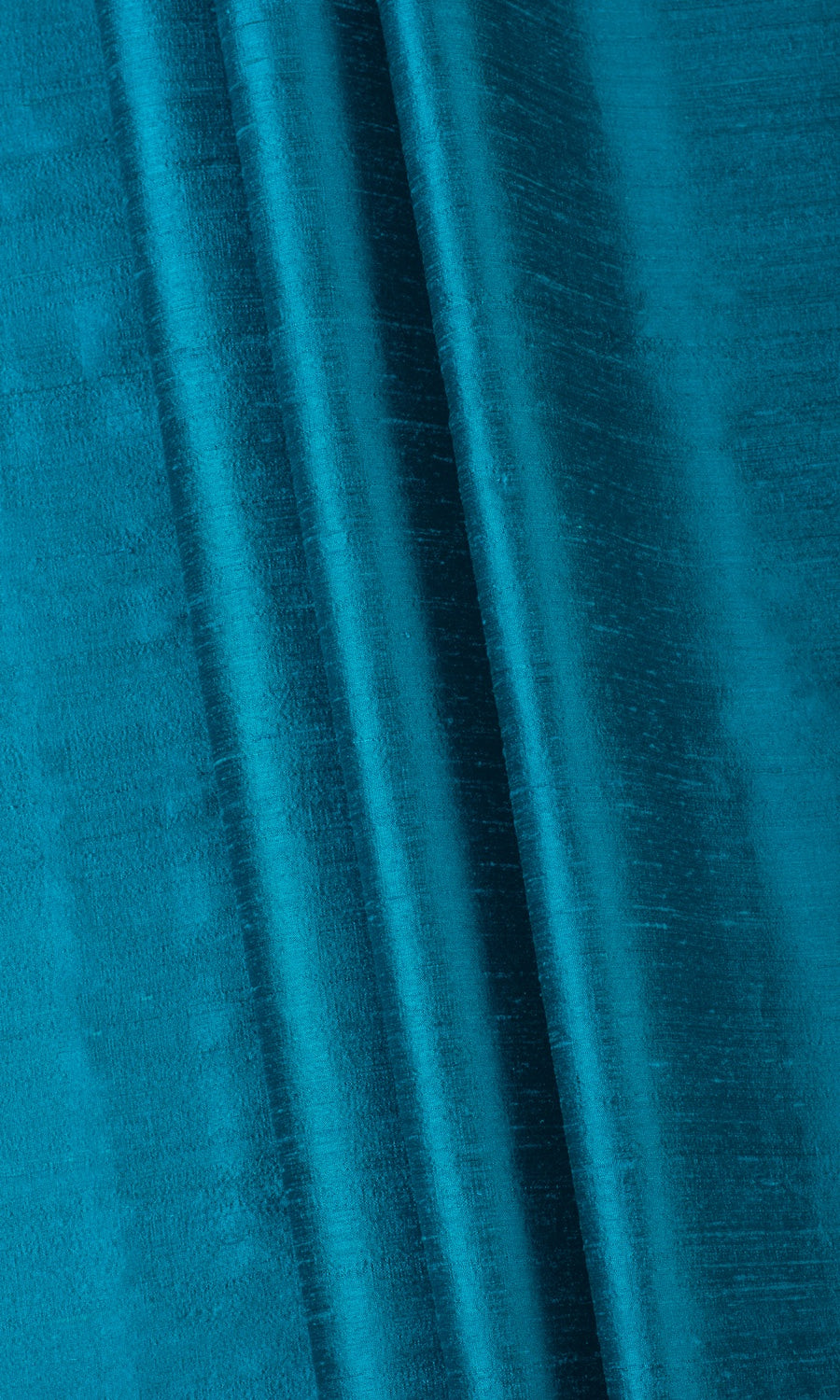 Dupioni Silk Home Textile Fabric Material By the Yard (Teal Blue)