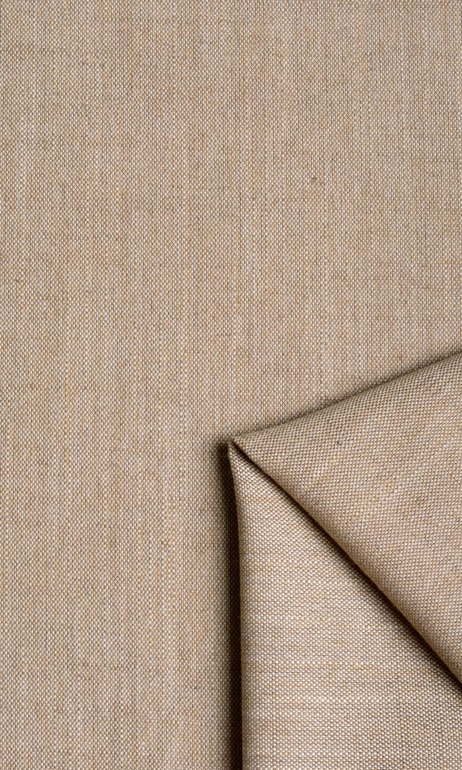 Plain Linen Texture Fabric Material By the Yard (Cinnamon Brown)