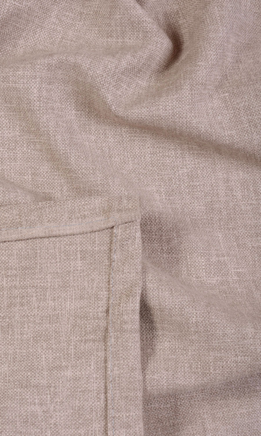 Linen Blend Free Fabric Material Sample (Pale Beige)