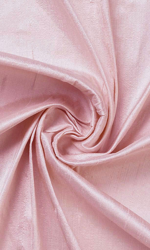 Dupioni Silk Home Décor Fabric By the Yard (Pink)