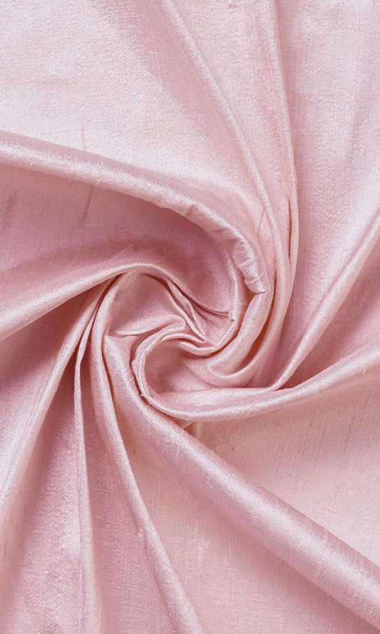 Dupioni Silk Home Décor Fabric By the Yard (Pink)