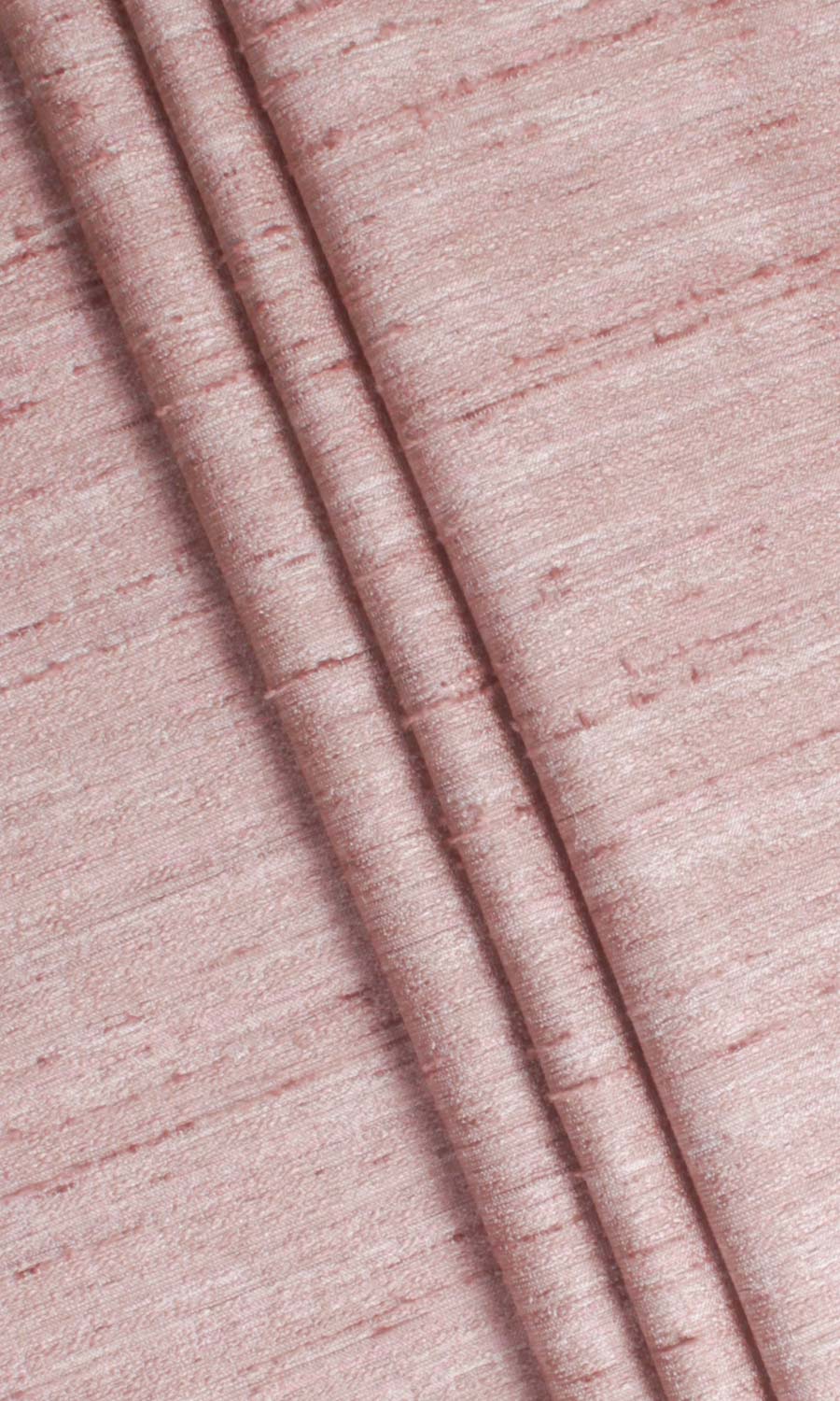 Faux Silk Textured Home Décor Fabric By the Yard (Pastel Pink)