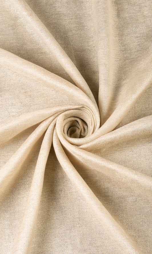 Plain Semi-Sheer Home Décor Fabric By the Yard (Pale Beige)