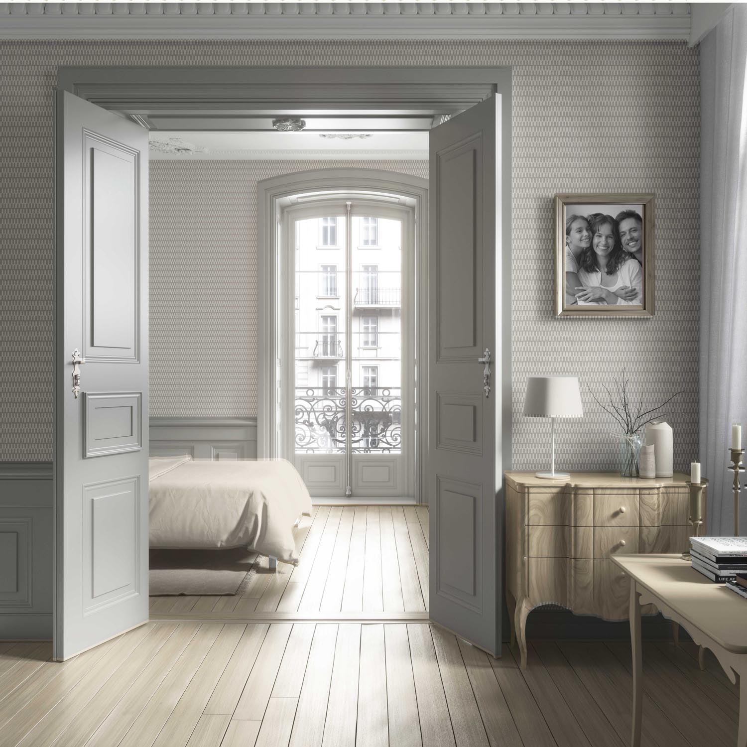 Modern Neutral-Toned/ Micro-Patterned Living Room Wallpaper Sample (Gray/ Greige)