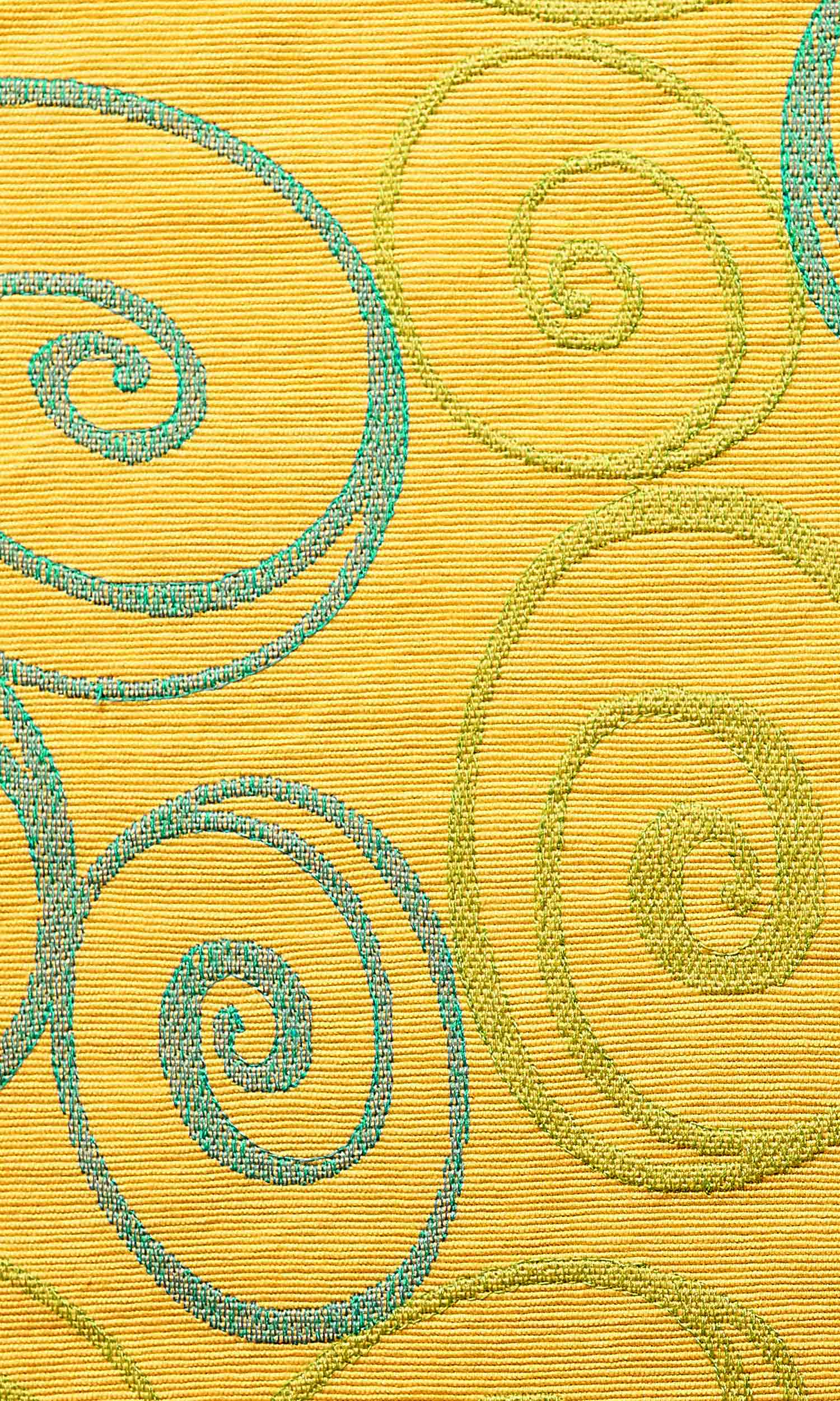 Cotton Home Textile Fabric Material By the Yard (Yellow Cotton)