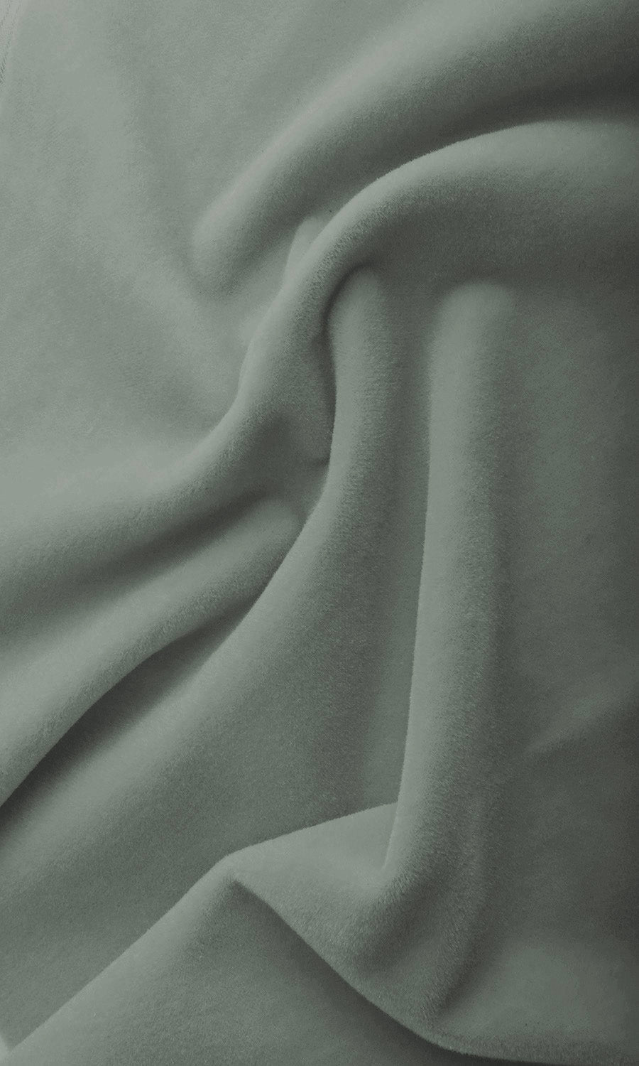 Velvet Home Textile Fabric Material By the Yard (Soft Green-Gray)