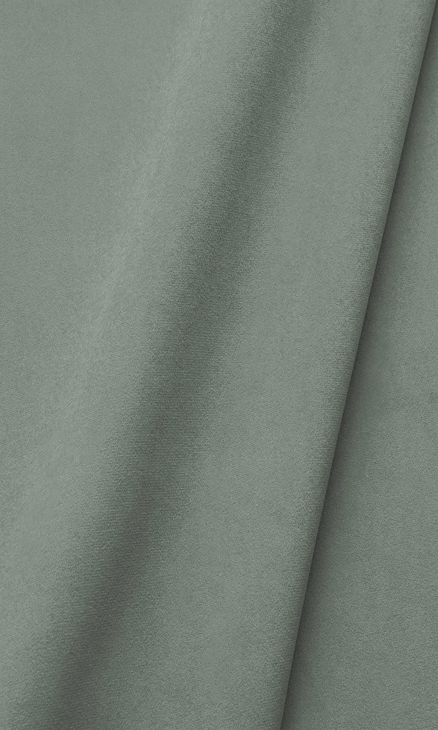 Velvet Window Treatments Fabric By the Yard (Soft Green-Gray)