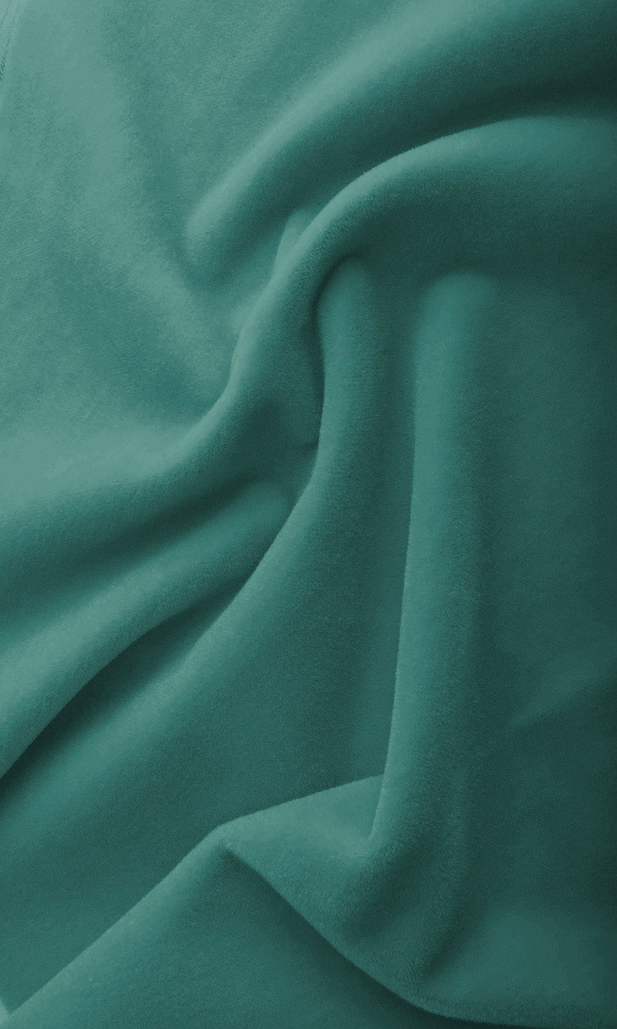 Velvet Home Textile Fabric Material By the Yard (Teal/ Blue-Green)