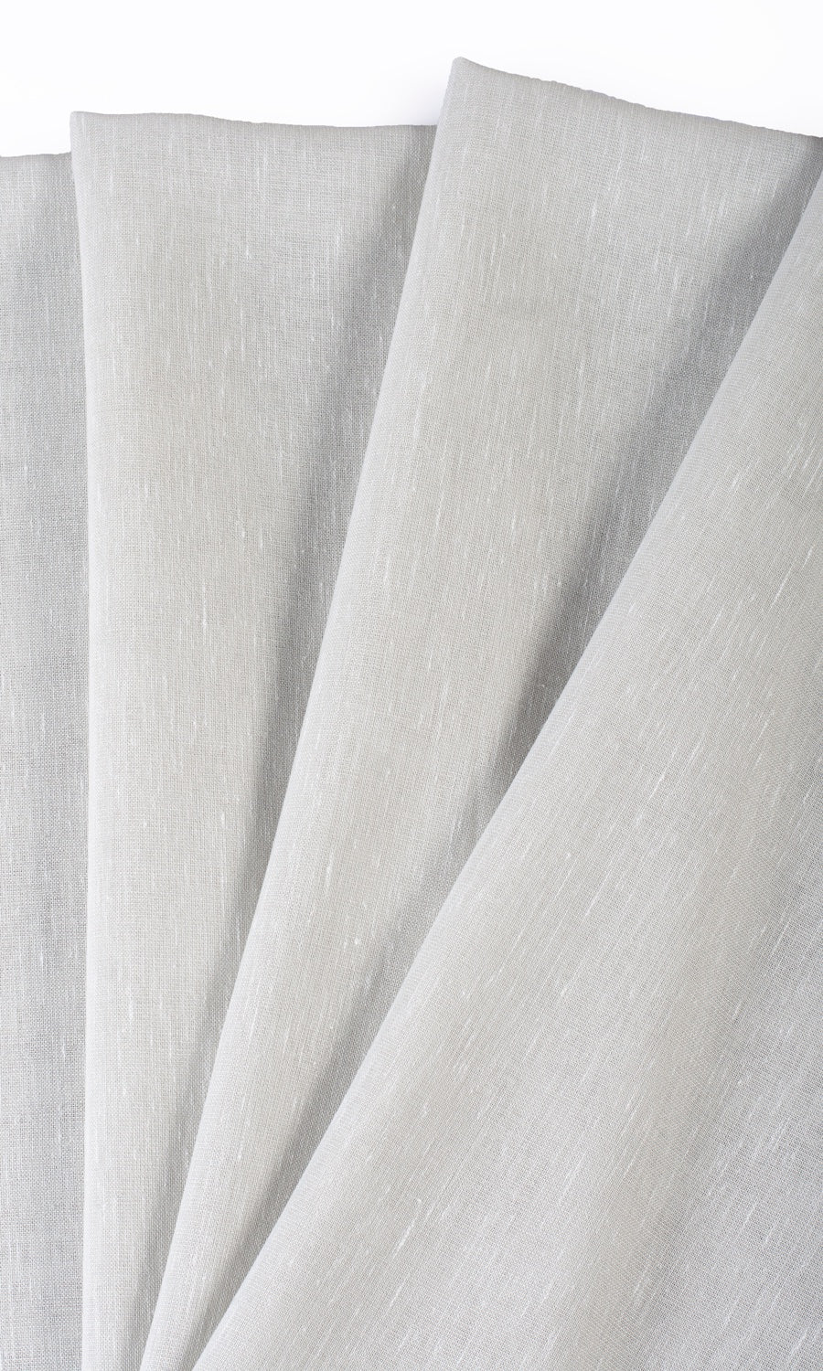 Plain Sheer Free Fabric Material Sample (Warm Gray)