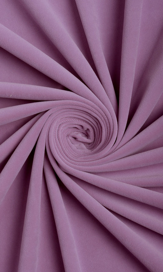 Velvet Home Décor Fabric By the Yard (Pale Purple)