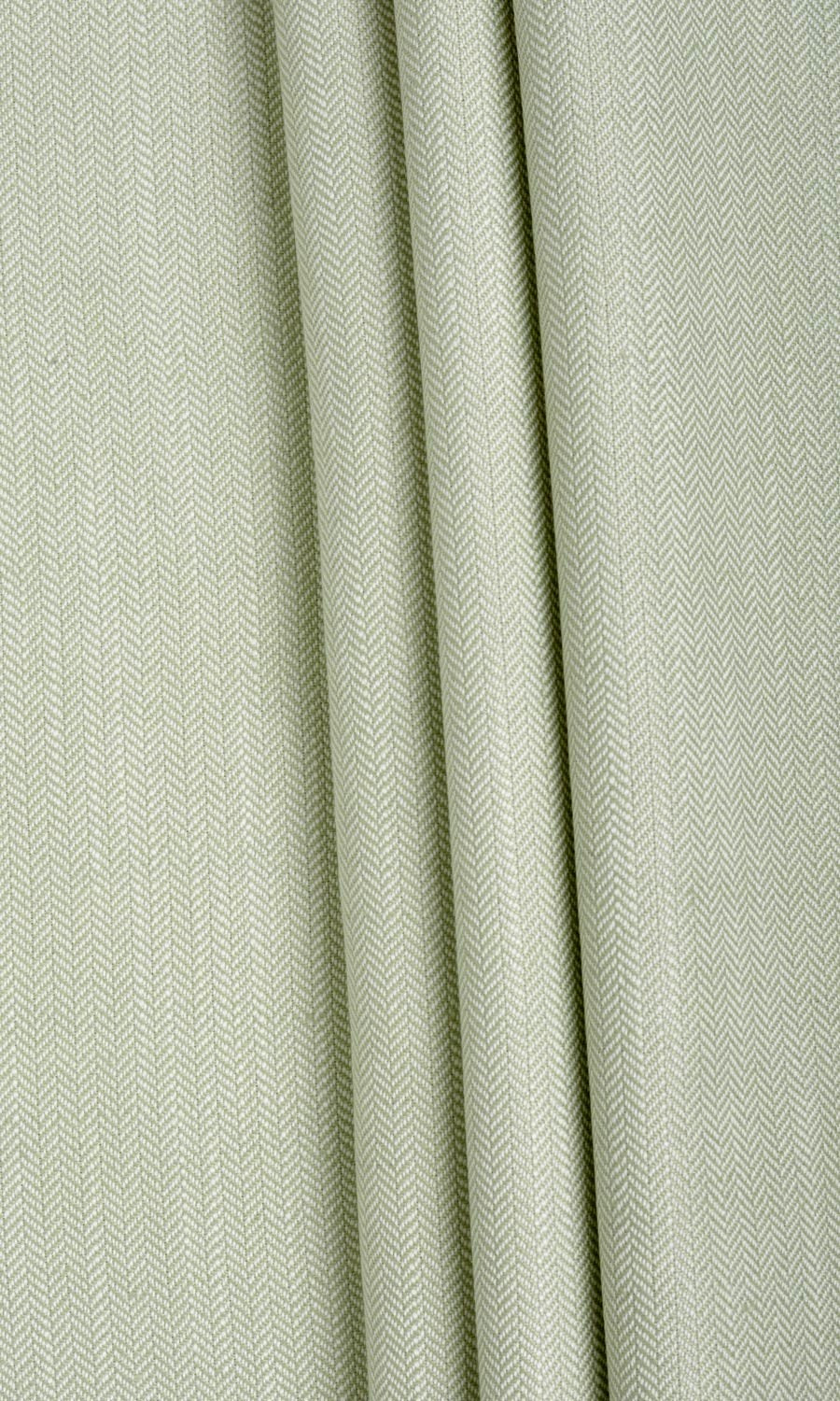 Herringbone Textured Fabric Sample for Curtains & Drapes (Mint Green)