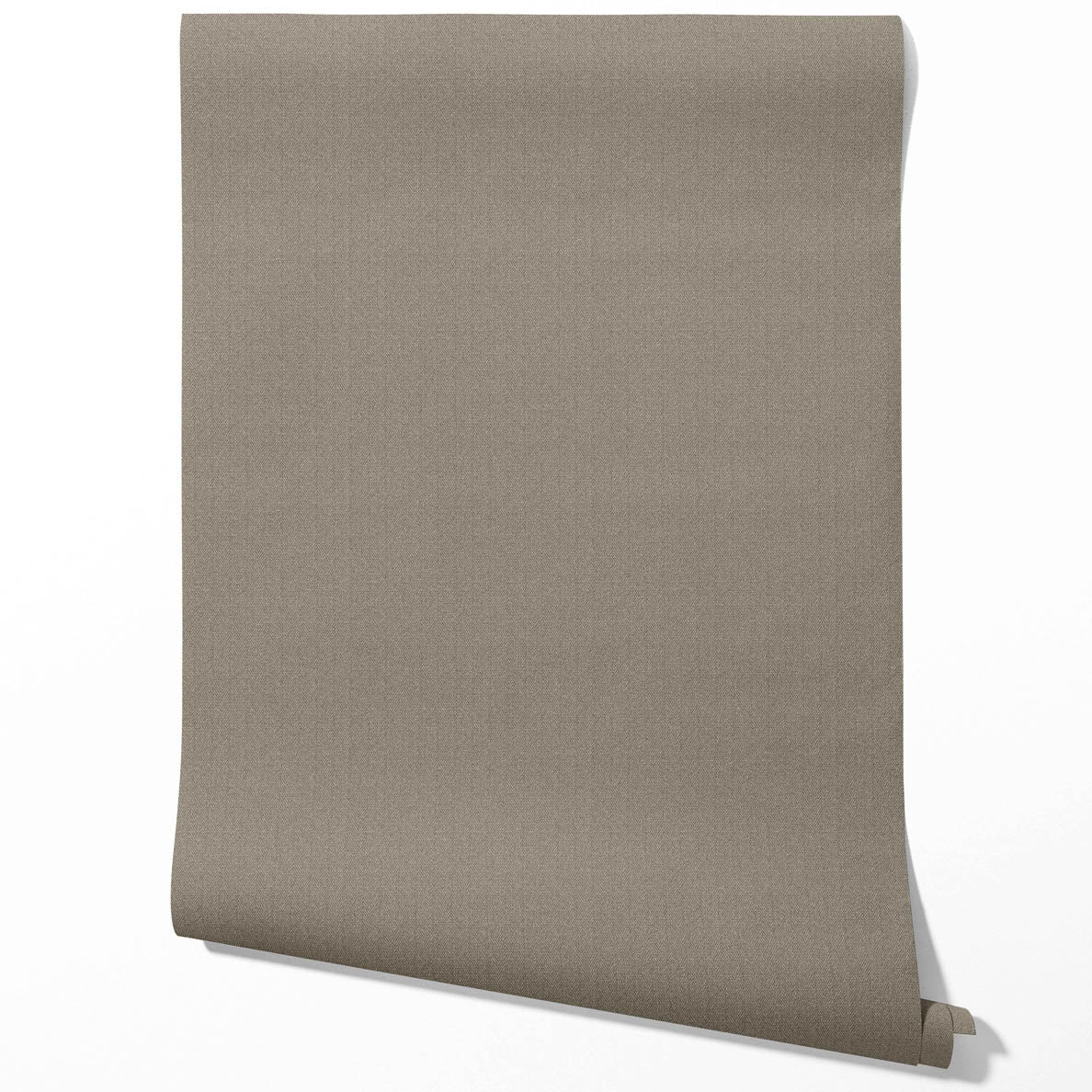 Neutral Herringbone Textured Bathroom Wallpaper (Brown/ Warm Gray)