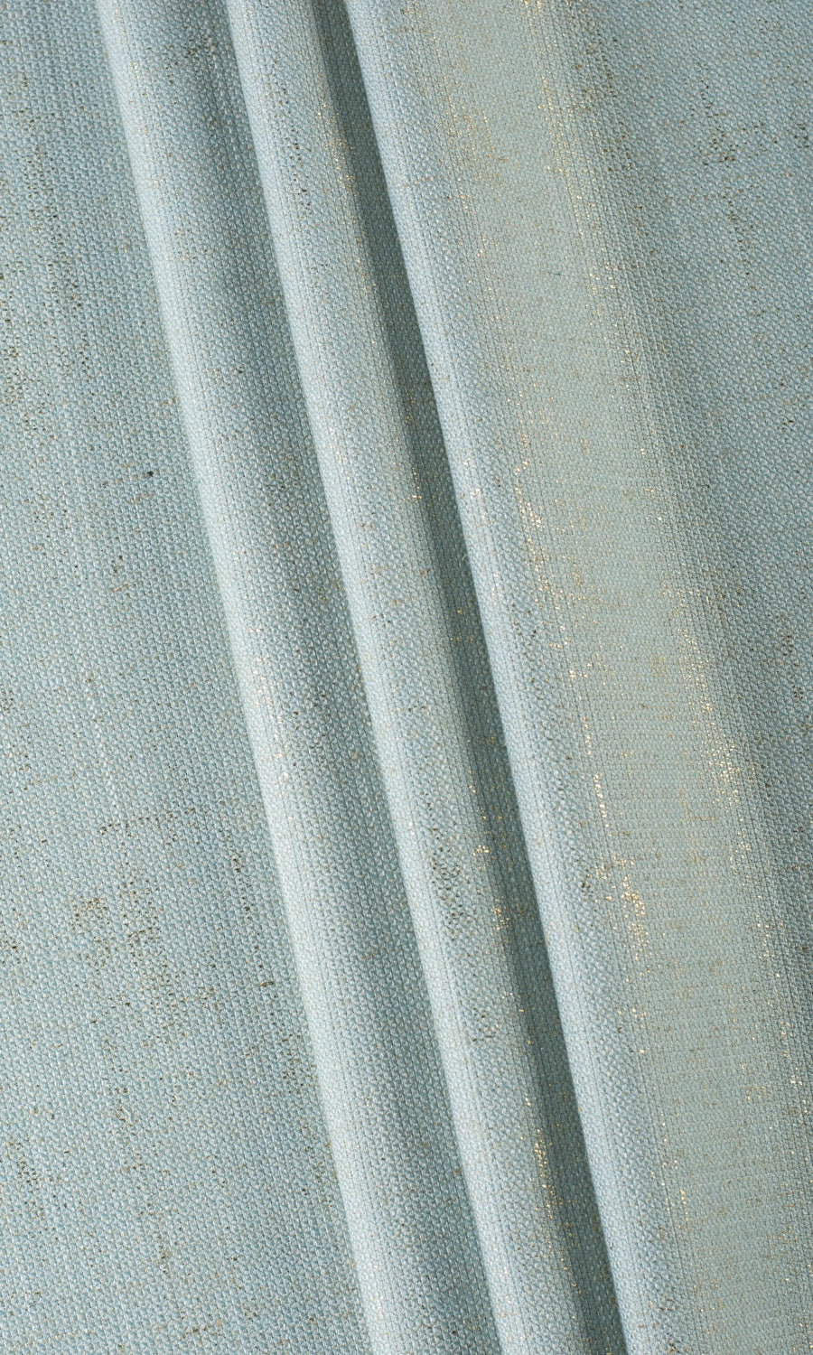 Metallic Print Poly-Linen Home Décor Fabric By the Yard (Powder Blue)