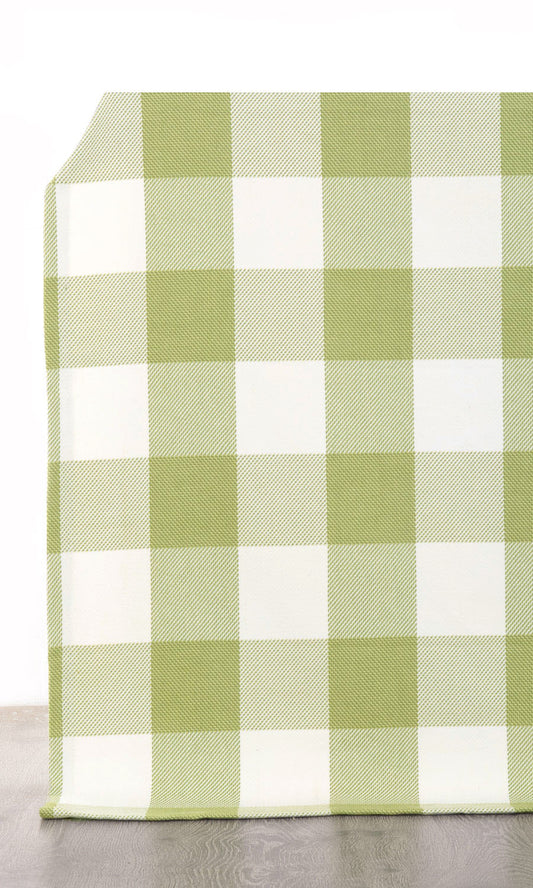 Buffalo Check Home Décor Fabric By the Yard (Olive Green/ White)