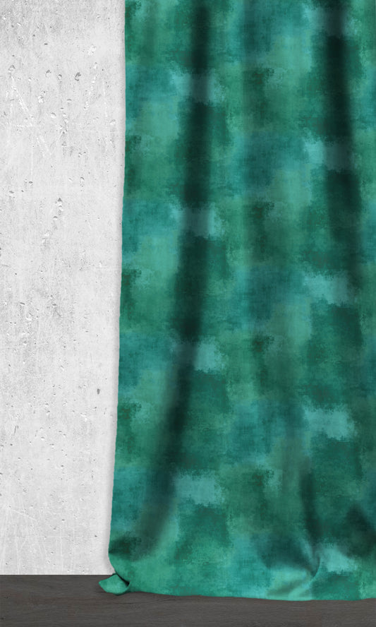 Dimout Home Décor Fabric By the Yard (Blue/ Green)