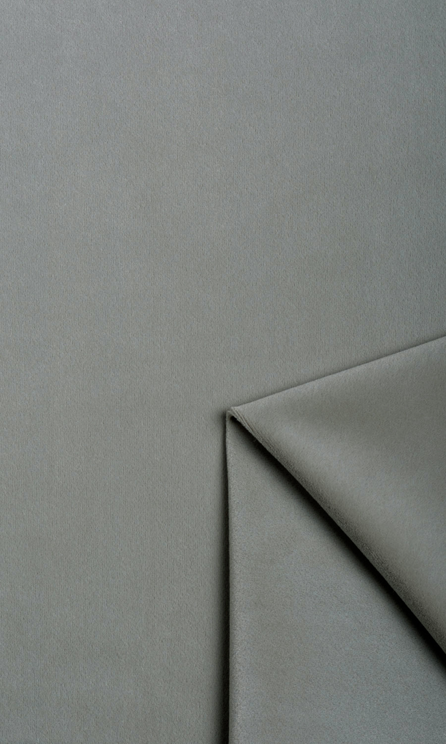 Velvet Window Treatments Fabric By the Yard (Fog Grey)