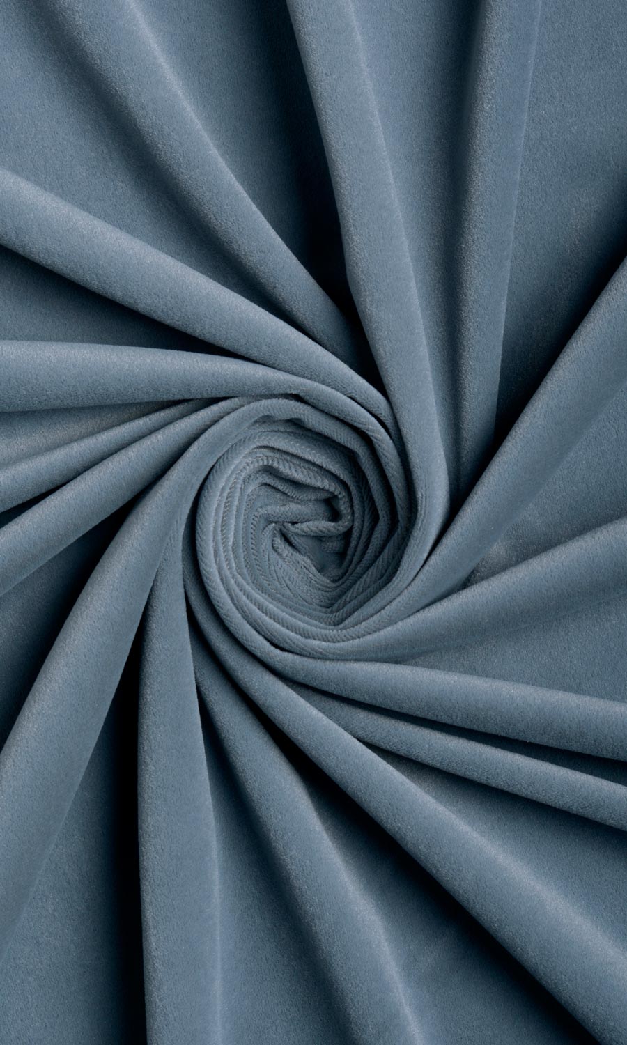 Velvet Home Décor Fabric Sample (Grey/ Blue)