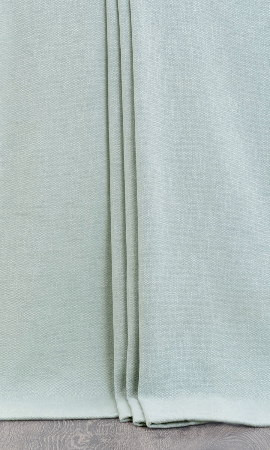 Plain Cotton Window Treatments Fabric Sample (Pastel Light Blue)