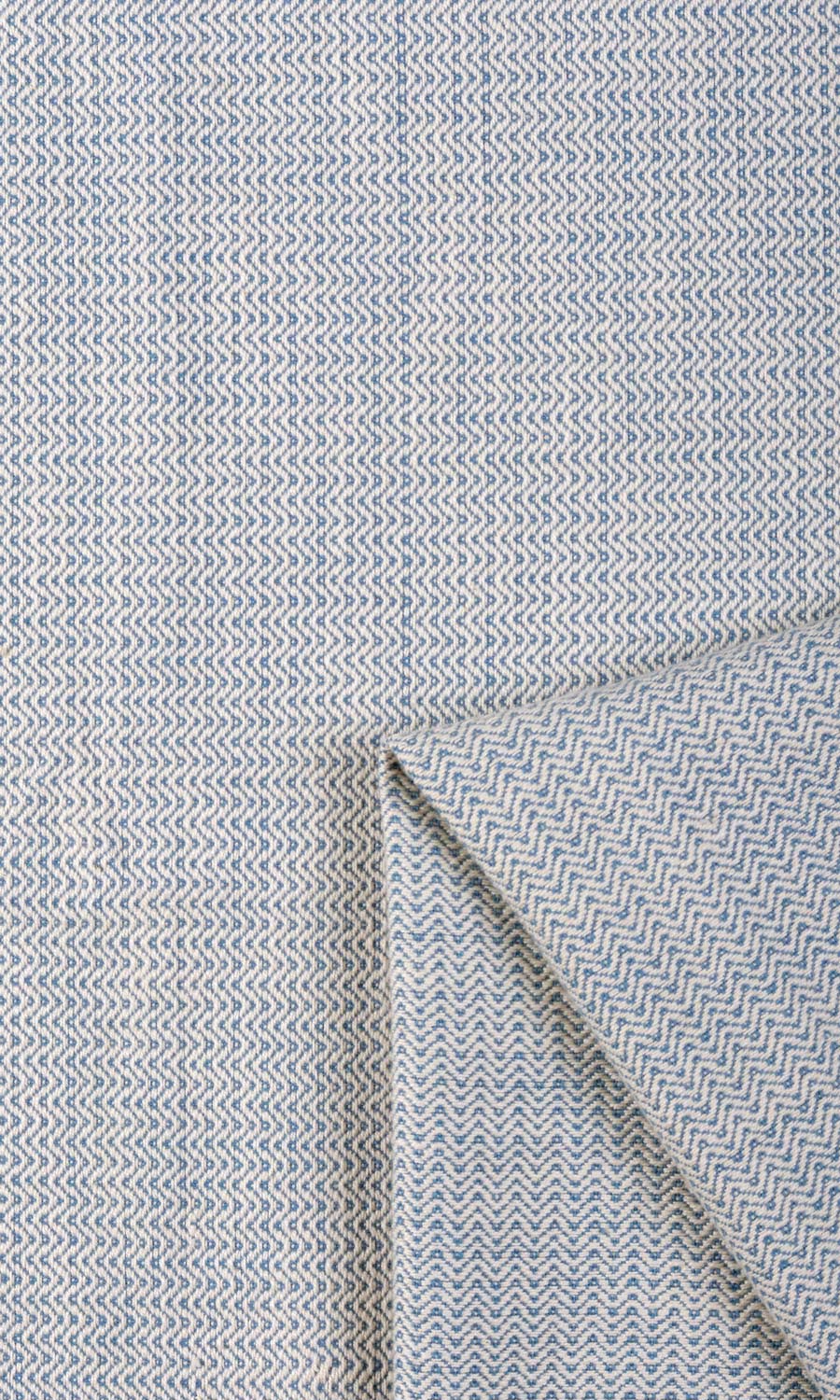 Textured  Fabric Material By the Yard (Blue)
