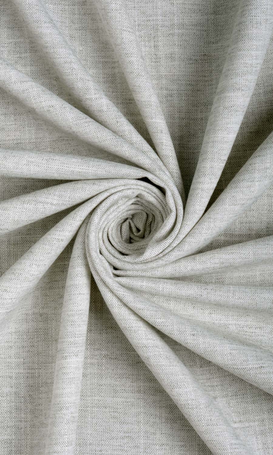 Plain Linen Textured Home Décor Fabric Sample (Smoke White)