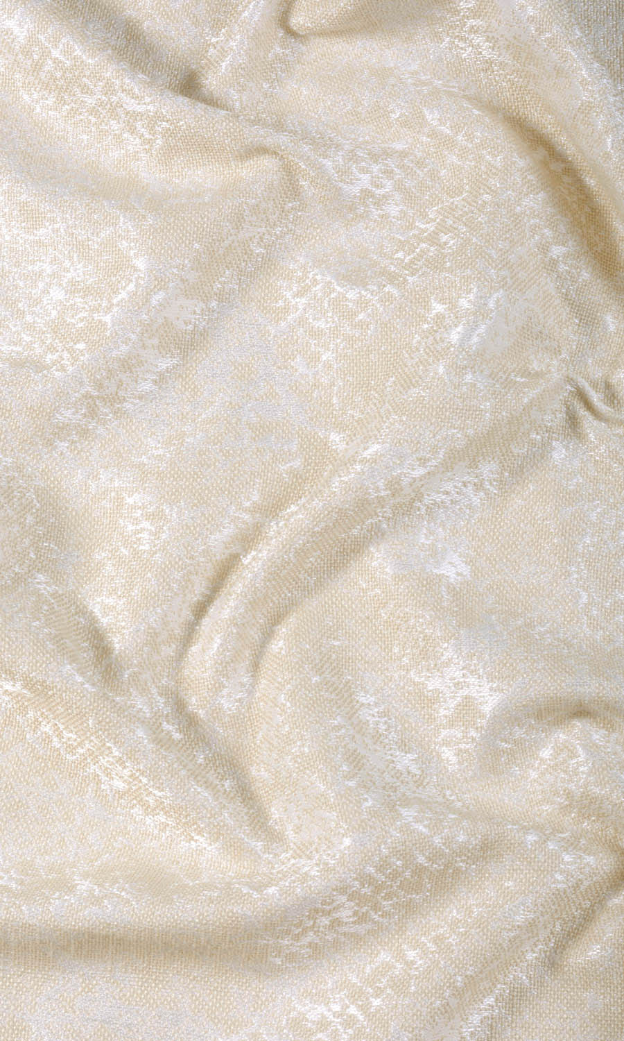 Abstract Patterned Home Textile Fabric Material By the Yard (White/ Ivory/ Beige)