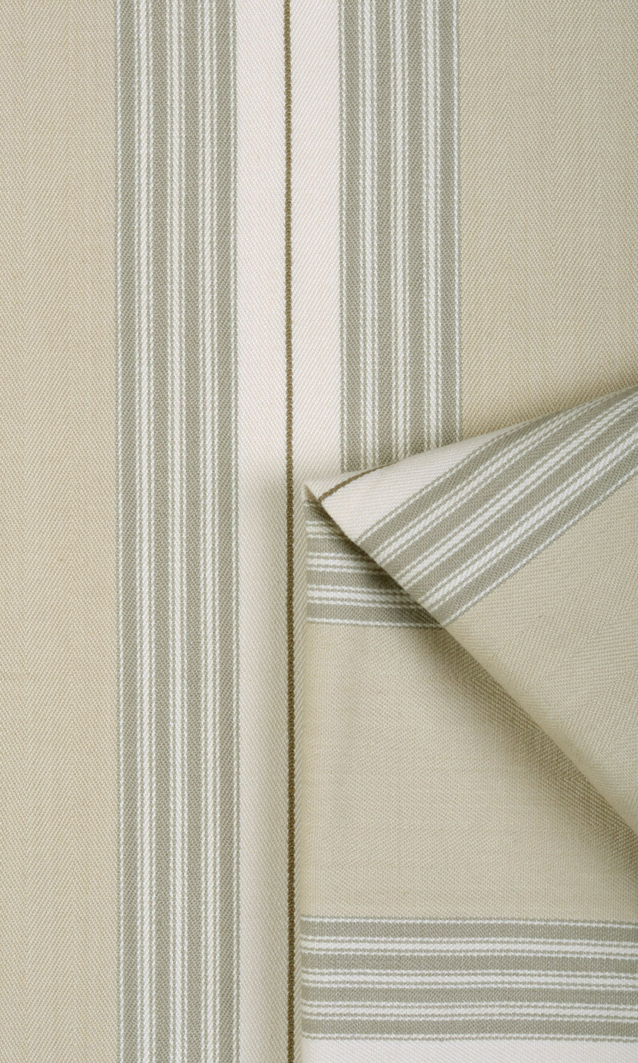 Cotton Home Textile Fabric Material By the Yard (Beige/ White)