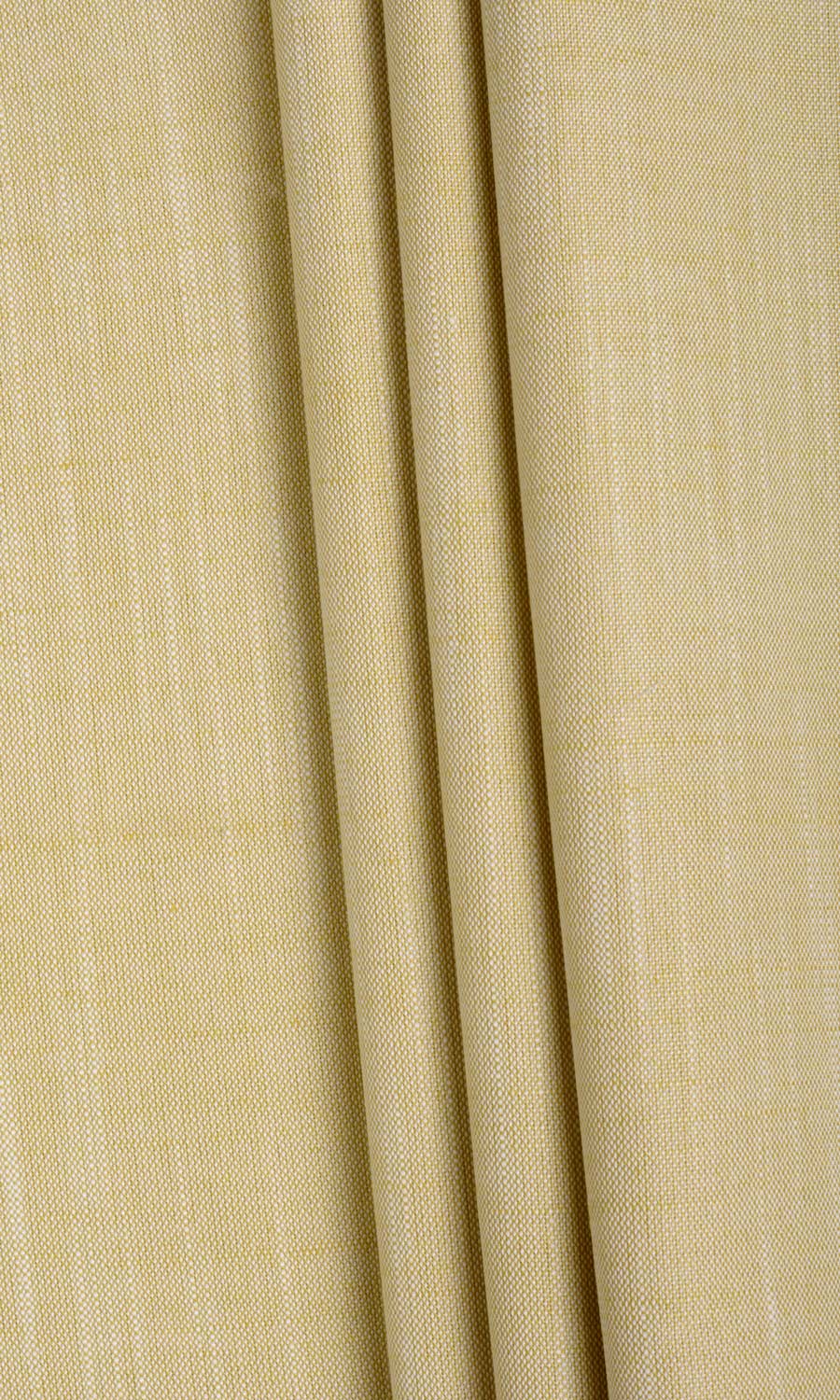 Plain Linen Texture Free Fabric Material Sample (Yellow)