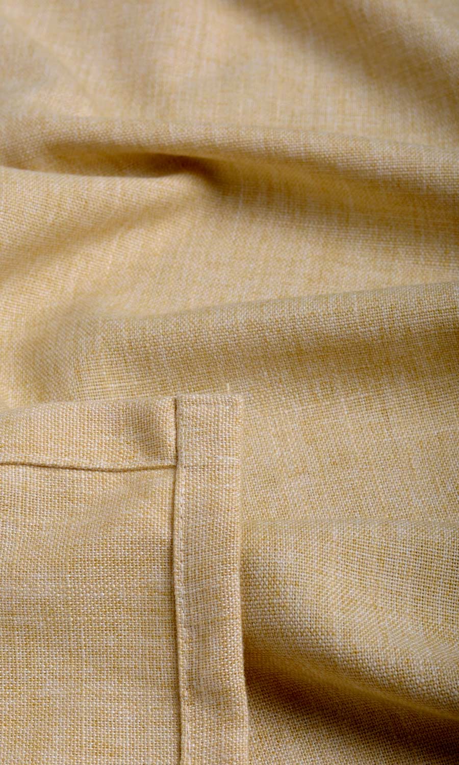 Linen Texture Fabric By the Yard for Curtains & Drapes (Cinnamon Beige)
